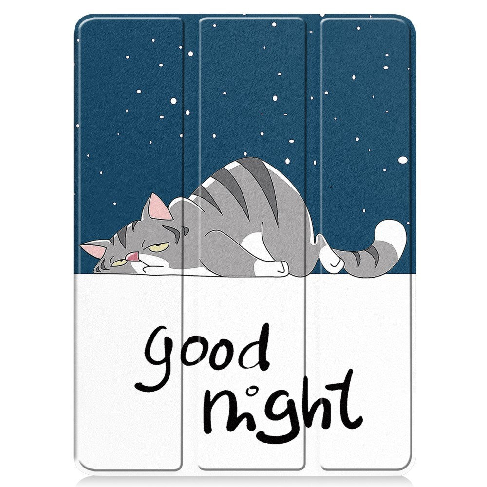 EIDERWOOD iPad Pro 11" (2025 / 2024) Tri-Fold Kunstlæder Tablet Cover m. Vågeblus Funktion - Kat