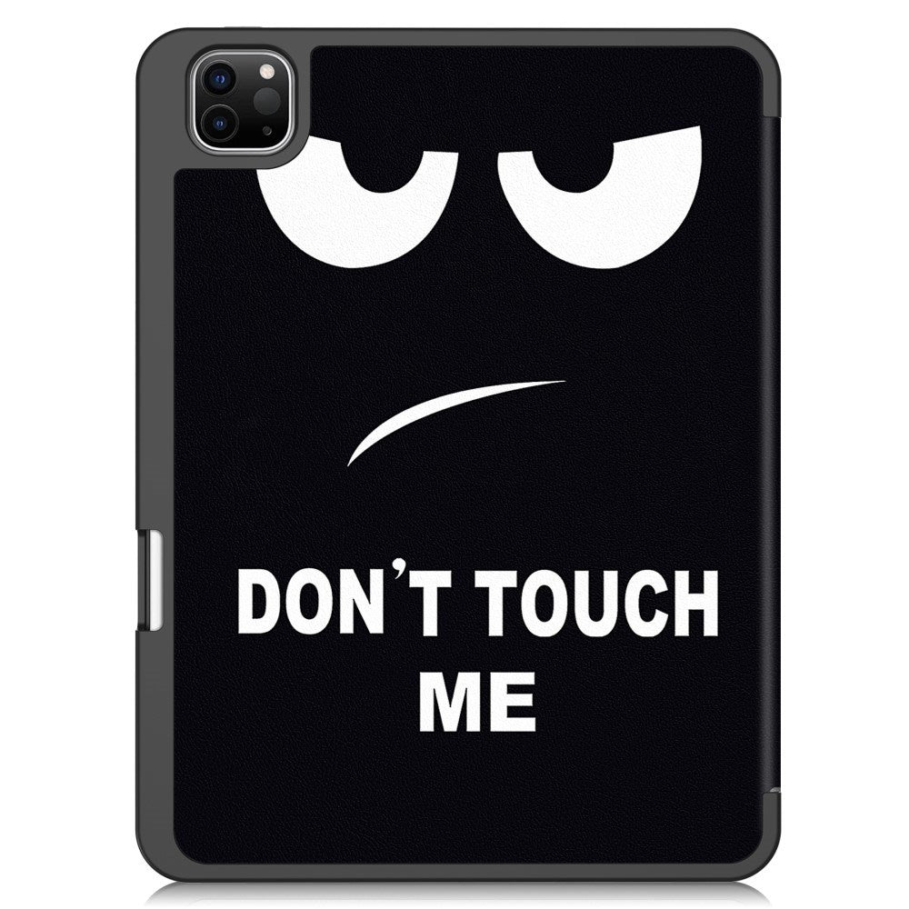 EIDERWOOD iPad Pro 11" (2025 / 2024) Tri-Fold Kunstlæder Tablet Cover m. Vågeblus Funktion - Don't Touch Me