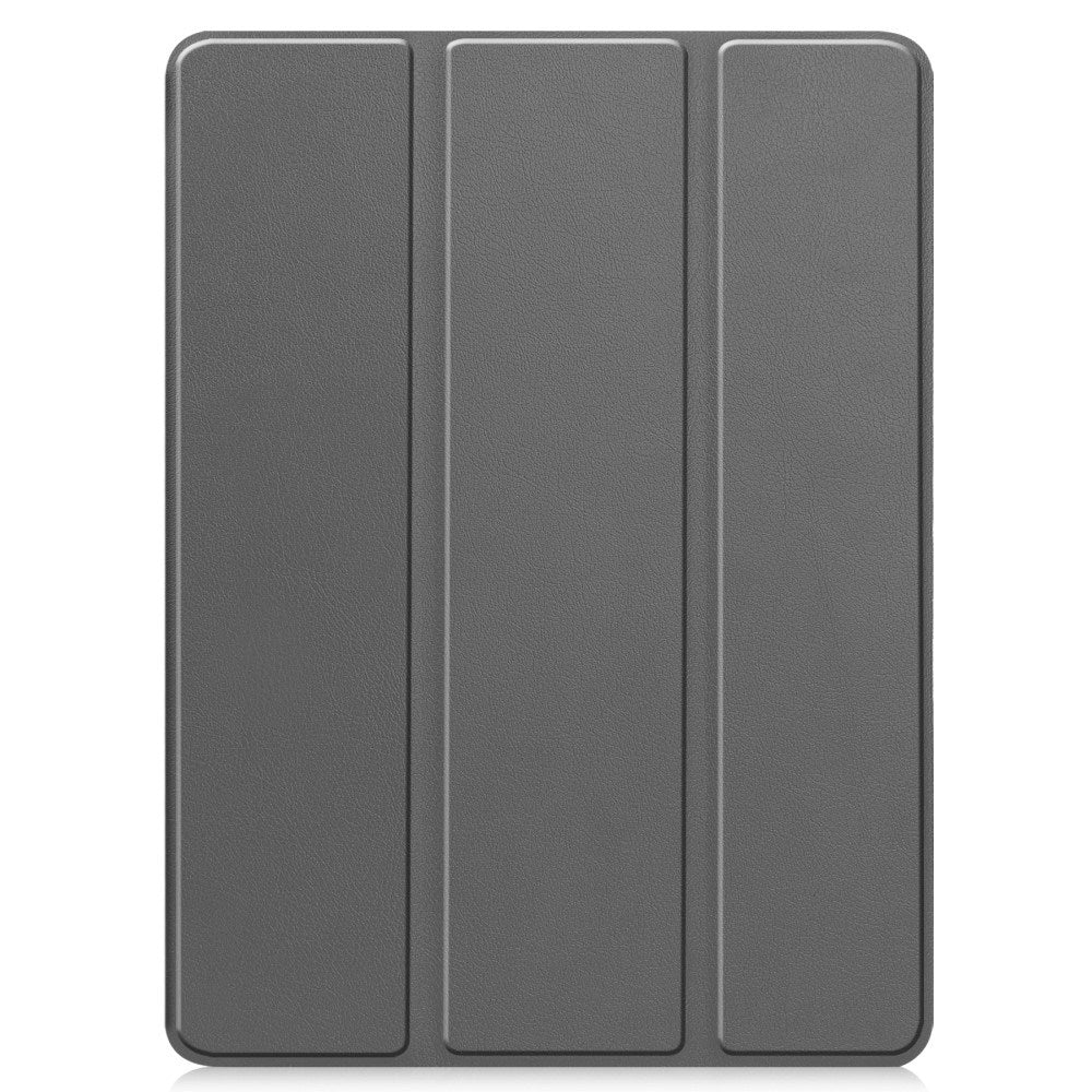 EIDERWOOD iPad Pro 11" (2025 / 2024) Tri-Fold Kunst Læder Tablet Cover m. Apple Pencil Holder - Grå
