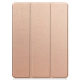 EIDERWOOD iPad Pro 11" (2024) Tri-Fold Kunst Læder Tablet Cover m. Apple Pencil Holder - Rose Gold