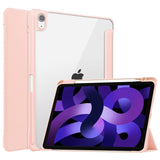 EIDERWOOD iPad Air 11" (2024) Hybrid Tablet Cover m. Pen Holder - Pink & Gennemsigtig