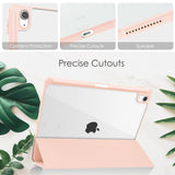 EIDERWOOD iPad Air 11" (2024) Hybrid Tablet Cover m. Pen Holder - Pink & Gennemsigtig