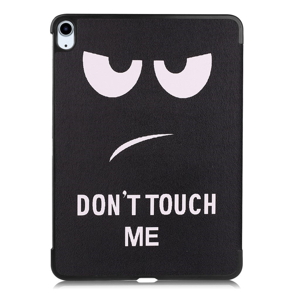 EIDERWOOD iPad Air 11" (2024) Tri-Fold Kunstlæder Tablet Cover m. Vågeblus Funktion - "Don't Touch Me"