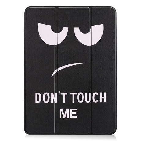 EIDERWOOD iPad Air 11" (2024) Tri-Fold Kunstlæder Tablet Cover m. Vågeblus Funktion - "Don't Touch Me"