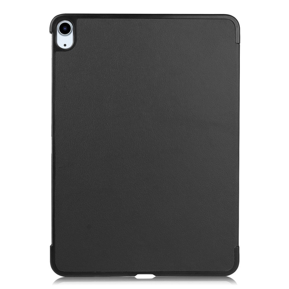 EIDERWOOD iPad Air 11" (2025 / 2024) Litchi Tri-Fold Læder Tablet Cover - Sort