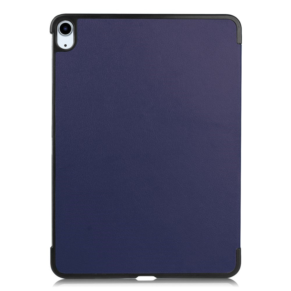 EIDERWOOD iPad Air 11" (2025 / 2024) Litchi Tri-Fold Læder Tablet Cover - Blå