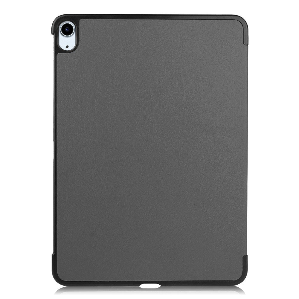 EIDERWOOD iPad Air 11" (2025 / 2024) Litchi Tri-Fold Læder Tablet Cover - Grå