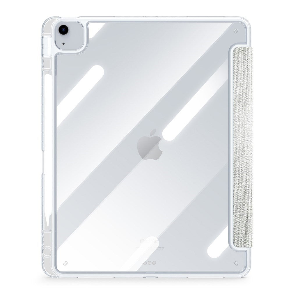 iPad Air 13" (2025 / 2024) DUX DUCIS Unid Series Tri-Fold Tablet Cover - Gennemsigtig / Grøn