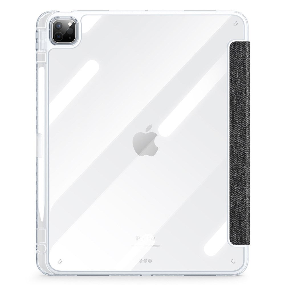 iPad Pro 13" (2025 / 2024) DUX DUCIS Unid Series Tri-Fold Tablet Cover - Gennemsigtig / Sort