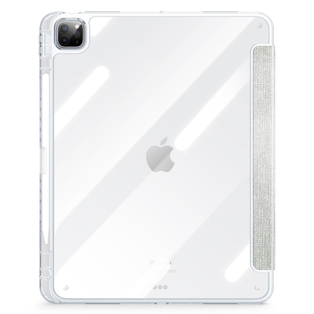 iPad Pro 13" (2025 / 2024) DUX DUCIS Unid Series Tri-Fold Tablet Cover - Gennemsigtig / Grøn