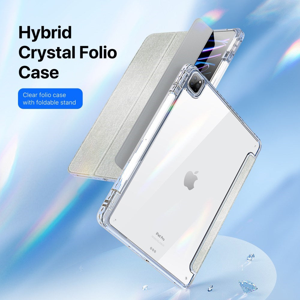 iPad Pro 13" (2025 / 2024) DUX DUCIS Unid Series Tri-Fold Tablet Cover - Gennemsigtig / Grøn