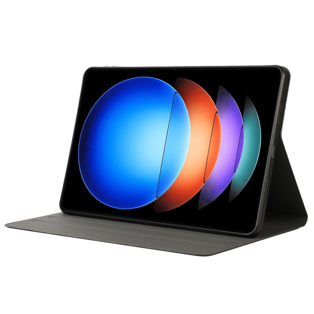 EIDERWOOD Xiaomi Pad 6S Pro Vegansk Læder Tablet Cover m. Foldefunktion - Rød