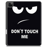 EIDERWOOD iPad Air 13" (2024) Tri-Fold Kunstlæder Tablet Cover m. Vågeblus Funktion - Don't Touch Me