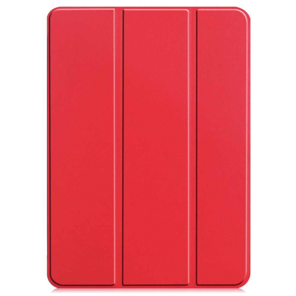 EIDERWOOD iPad Air 13" (2025 / 2024) Tri-Fold Læder Tablet Cover - Rød