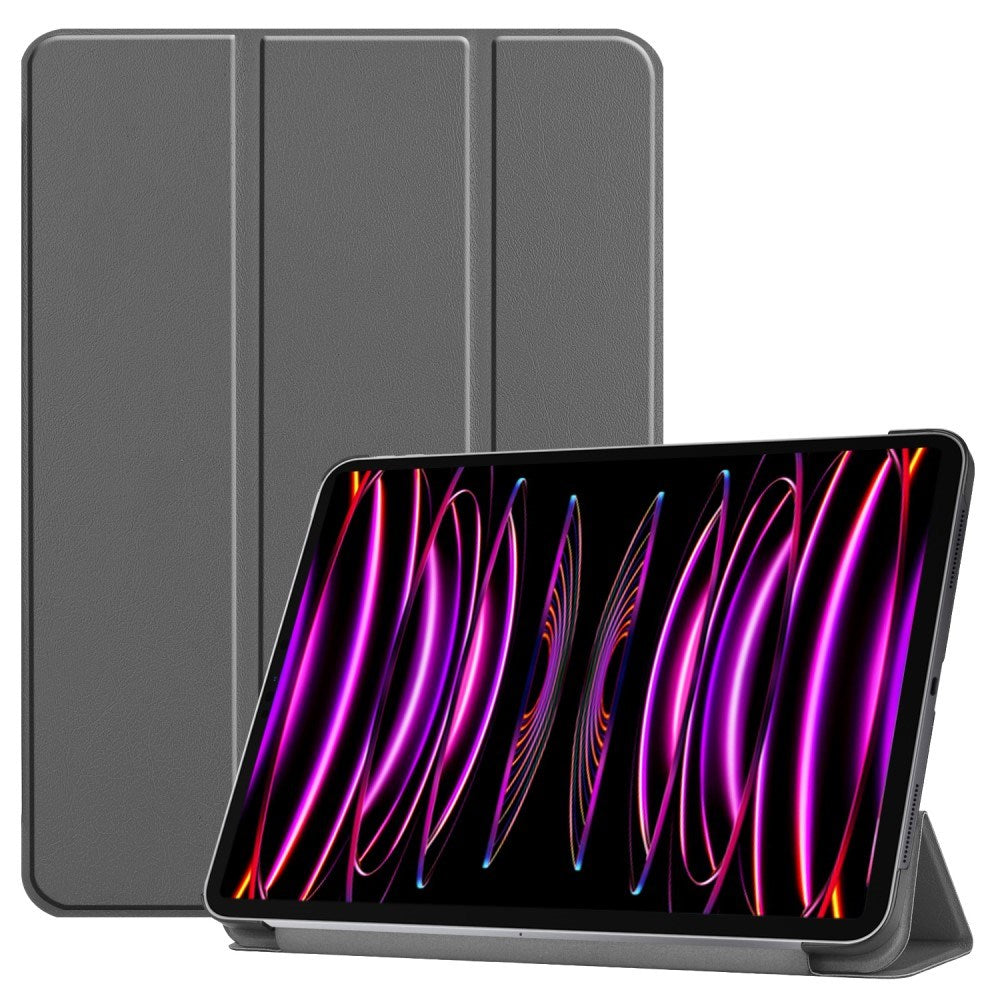 EIDERWOOD iPad Air 13" (2025 / 2024) Tri-Fold Læder Tablet Cover - Grå