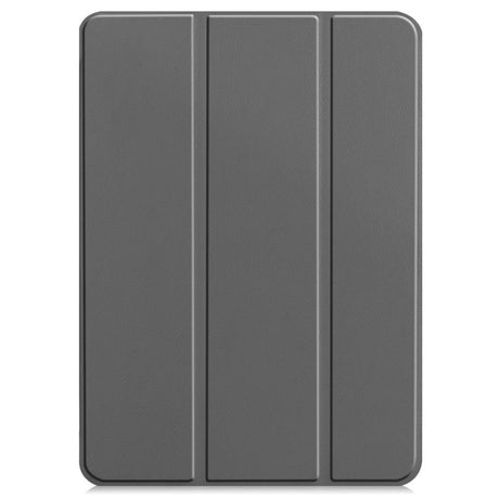 EIDERWOOD iPad Air 13" (2024) Tri-Fold Læder Tablet Cover - Grå