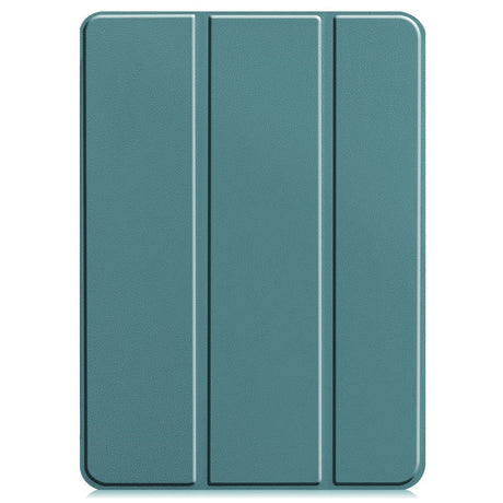 EIDERWOOD iPad Air 13" (2024) Tri-Fold Læder Tablet Cover - Grøn