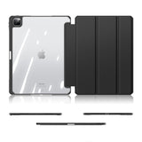 DUX DUCIS iPad Pro 13" (2024) Shockproof Flip Cover m. Penholder - TOBY Series - Gennemsigtig / Sort