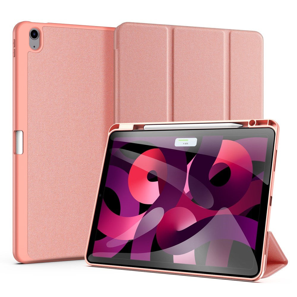 iPad Air 13" (2024) DUX DUCIS DOMO Series Flip Cover m. Pen Holder - Pink