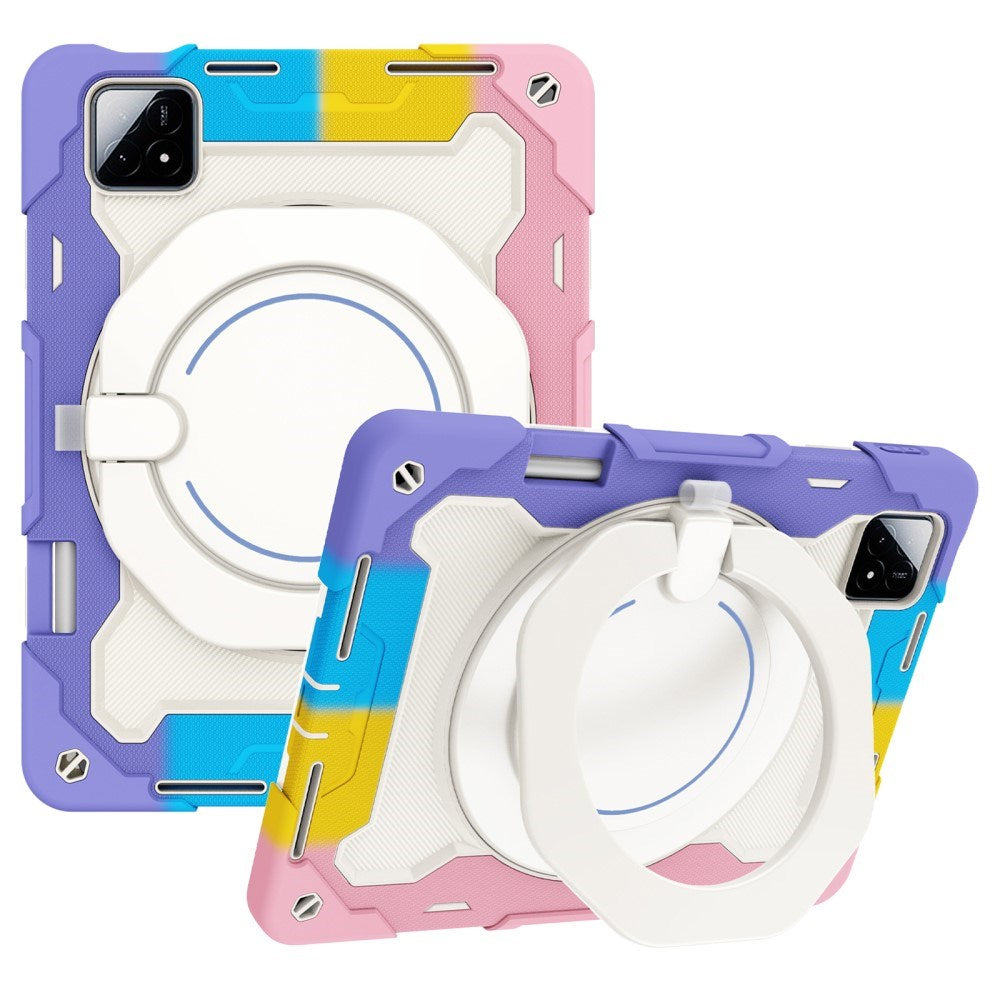 EIDERWOOD Xiaomi Pad 6S Pro Tablet Cover m. Roterende Kickstand og Pen Holder - Multi Farve V3