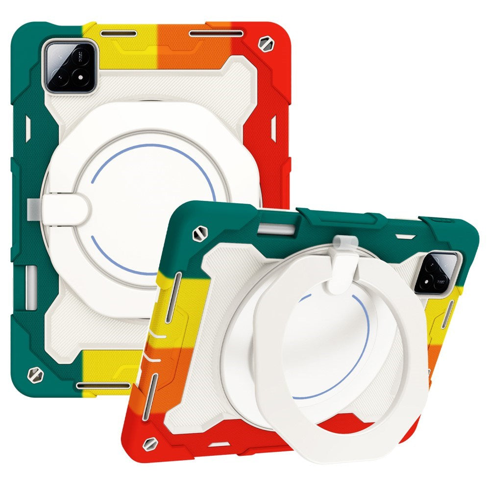 EIDERWOOD Xiaomi Pad 6S Pro Tablet Cover m. Roterende Kickstand og Pen Holder - Multi Farve V2