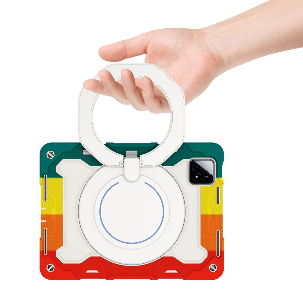 EIDERWOOD Xiaomi Pad 6S Pro Tablet Cover m. Roterende Kickstand og Pen Holder - Multi Farve V2