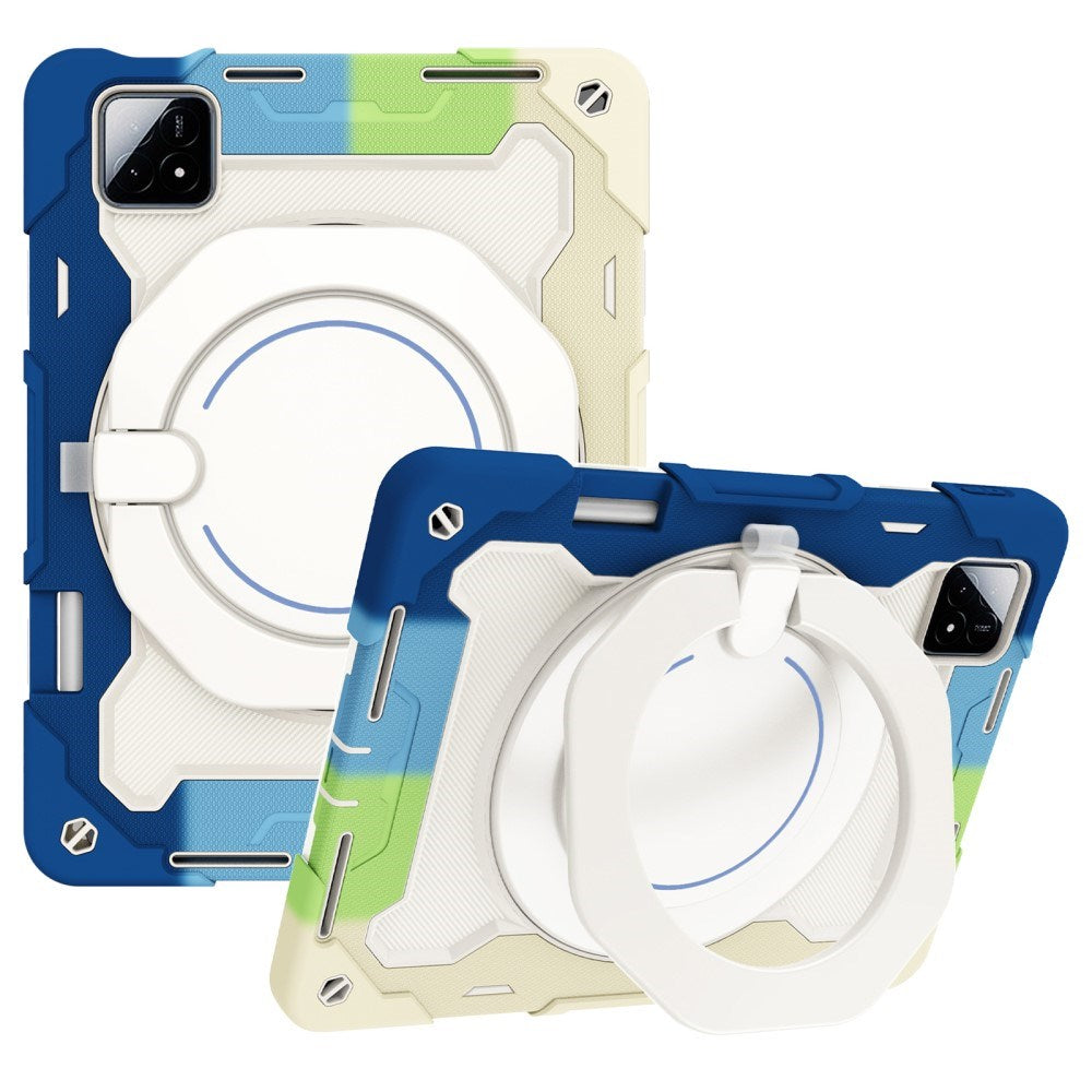 EIDERWOOD Xiaomi Pad 6S Pro Tablet Cover m. Roterende Kickstand og Pen Holder - Multi Farve V1