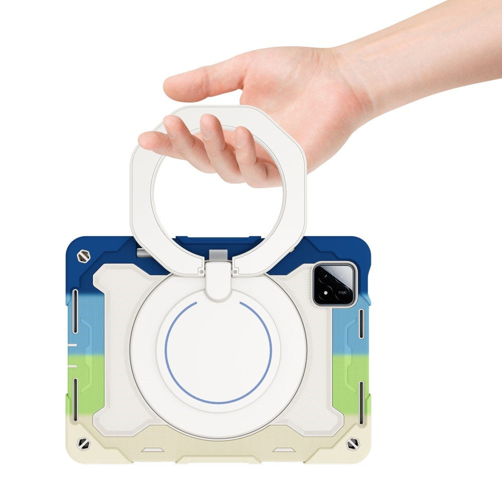 EIDERWOOD Xiaomi Pad 6S Pro Tablet Cover m. Roterende Kickstand og Pen Holder - Multi Farve V1