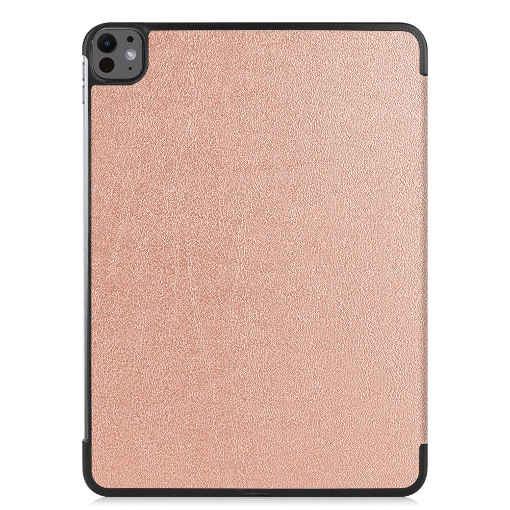 EIDERWOOD iPad Pro 13" (2025 / 2024) Tri-Fold Læder Tablet Cover - Rose Gold