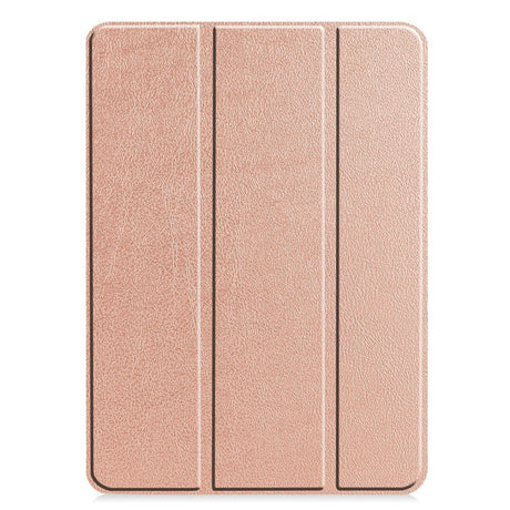 EIDERWOOD iPad Pro 13" (2024) Tri-Fold Læder Tablet Cover - Rose Gold