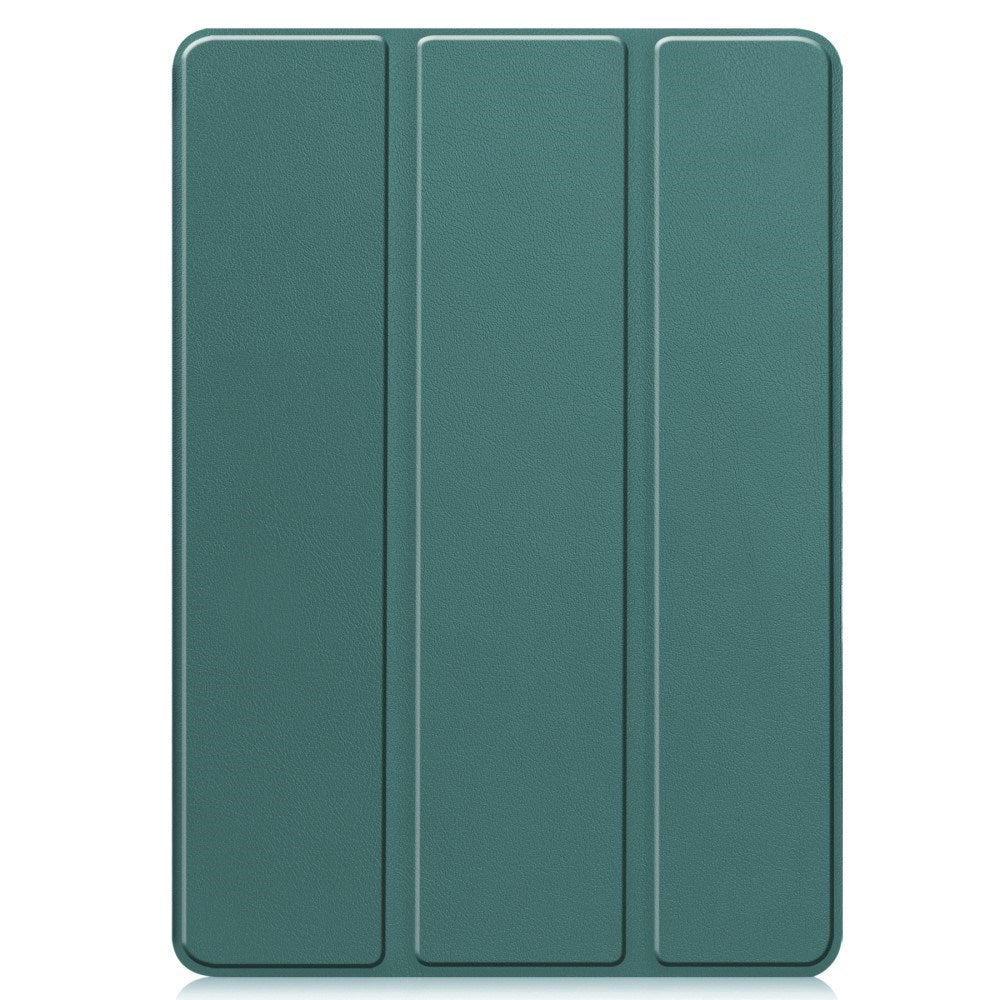 EIDERWOOD Xiaomi Redmi Pad Pro Tri-Fold Kunst Læder Tablet Cover m. Stylus Pencil Holder - Grøn