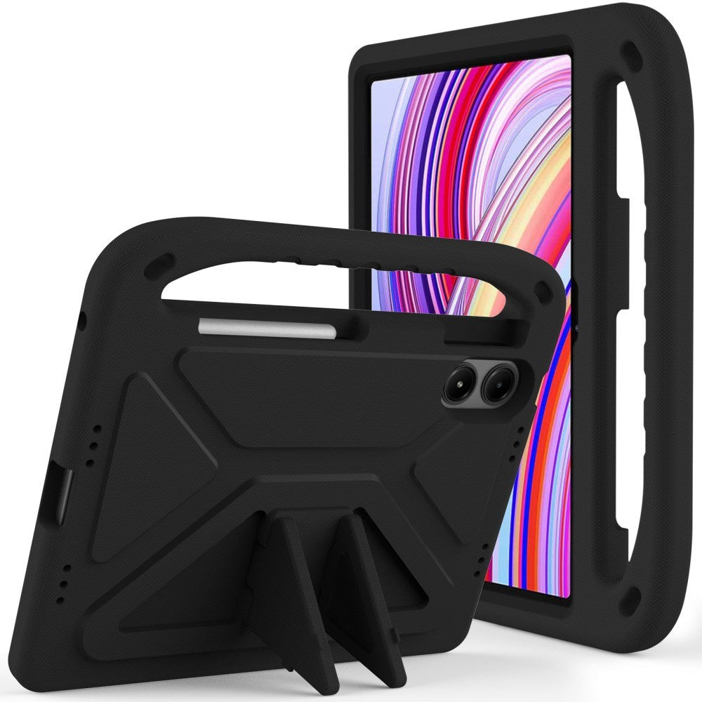 EIDERWOOD Xiaomi Redmi Pad Pro Børne Tablet Cover m. Håndtag - Sort