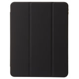 EIDERWOOD iPad Pro 13" (2024) Tri-Fold Kunst Læder Tablet Cover m. Apple Pencil Holder - Sort