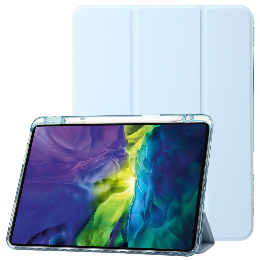 EIDERWOOD iPad Pro 11" (2025 / 2024) Tri-Fold Kunst Læder Tablet Cover m. Apple Pencil Holder - Grå