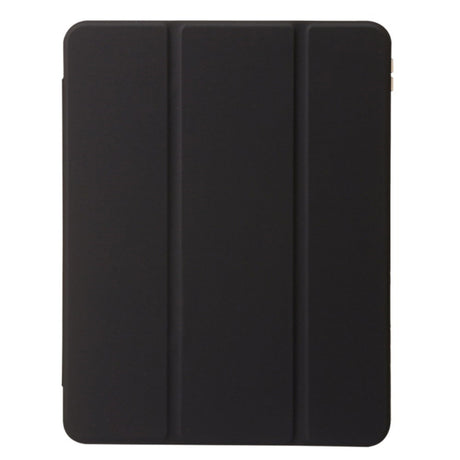 EIDERWOOD iPad Air 13" (2024) Tri-Fold Kunst Læder Tablet Cover m. Apple Pencil Holder - Sort