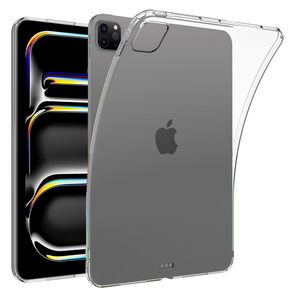 EIDERWOOD iPad Pro 13" (2025 / 2024) Fleksibelt TPU Plastik Tablet Cover - Gennemsigtig