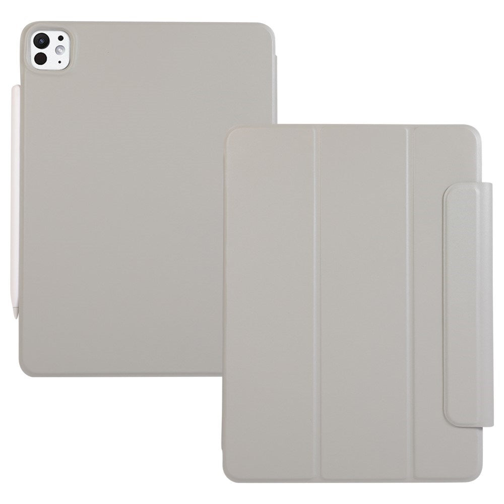 EIDERWOOD iPad Pro 13" (2025 / 2024) Magnetisk Tri-Fold Tablet Cover - Grå