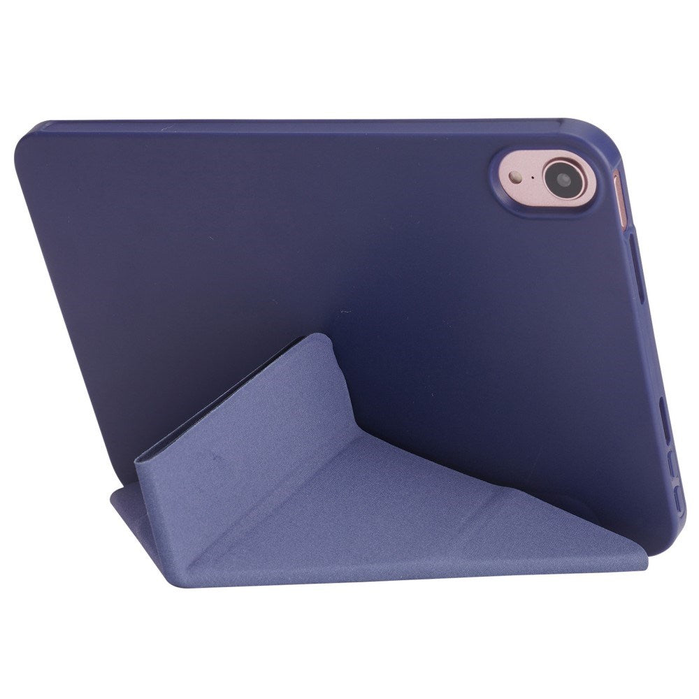 EIDERWOOD iPad Air 11" (2025 / 2024) Cover - Fleksibelt Origami Flip Cover - Mørkeblå