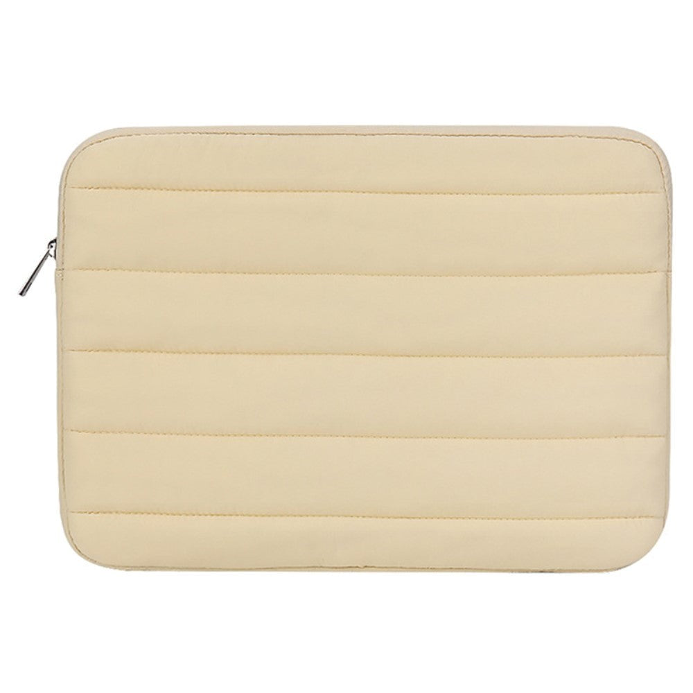 MacBook / Laptop / Computer Sleeve 13-14" (35 x 25 Cm) m. Dunjakke Design - Gul