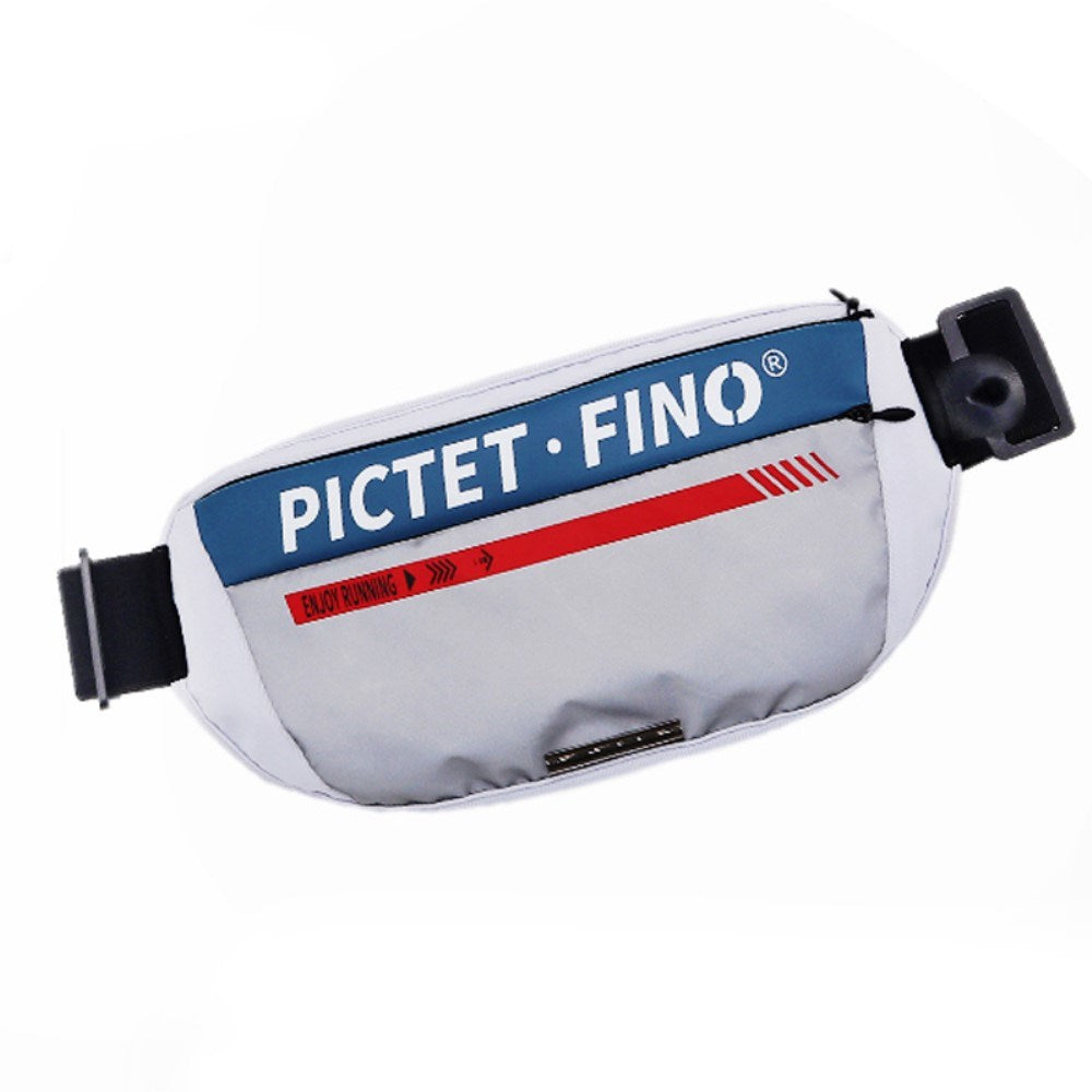 Sports Løbebælte m. Lomme til Telefon - Blå / Grå