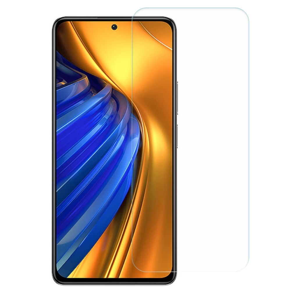 Skærmbeskyttelse i Hærdet Glas til Xiaomi Poco F4 - Case Friendly - Gennemsigtig