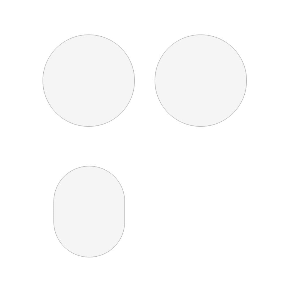 Motorola Edge 50 Ultra Hærdet Beskyttelsesglas til Mobil Kameralinse - Gennemsigtig