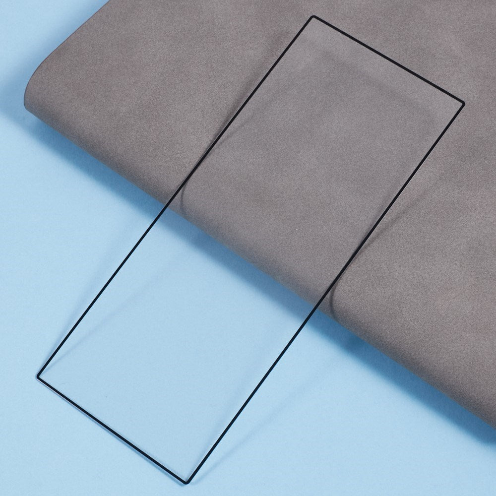 Samsung Galaxy Z Fold6 Hærdet Glas - Skærmbeskyttelse - Full Fit - Sort Kant