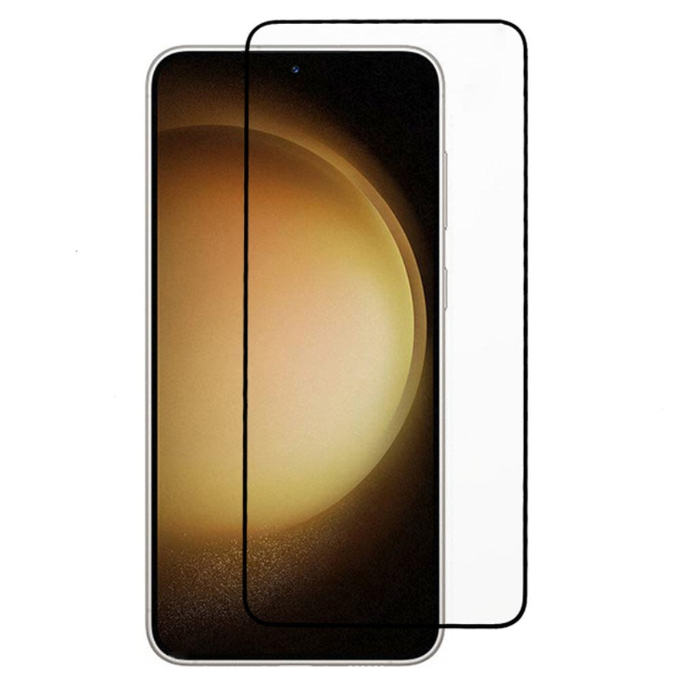 Google Pixel 9 Pro XL Hærdet Glas - Skærmbeskyttelse - Full Fit - Gennemsigtig / Sort Kant