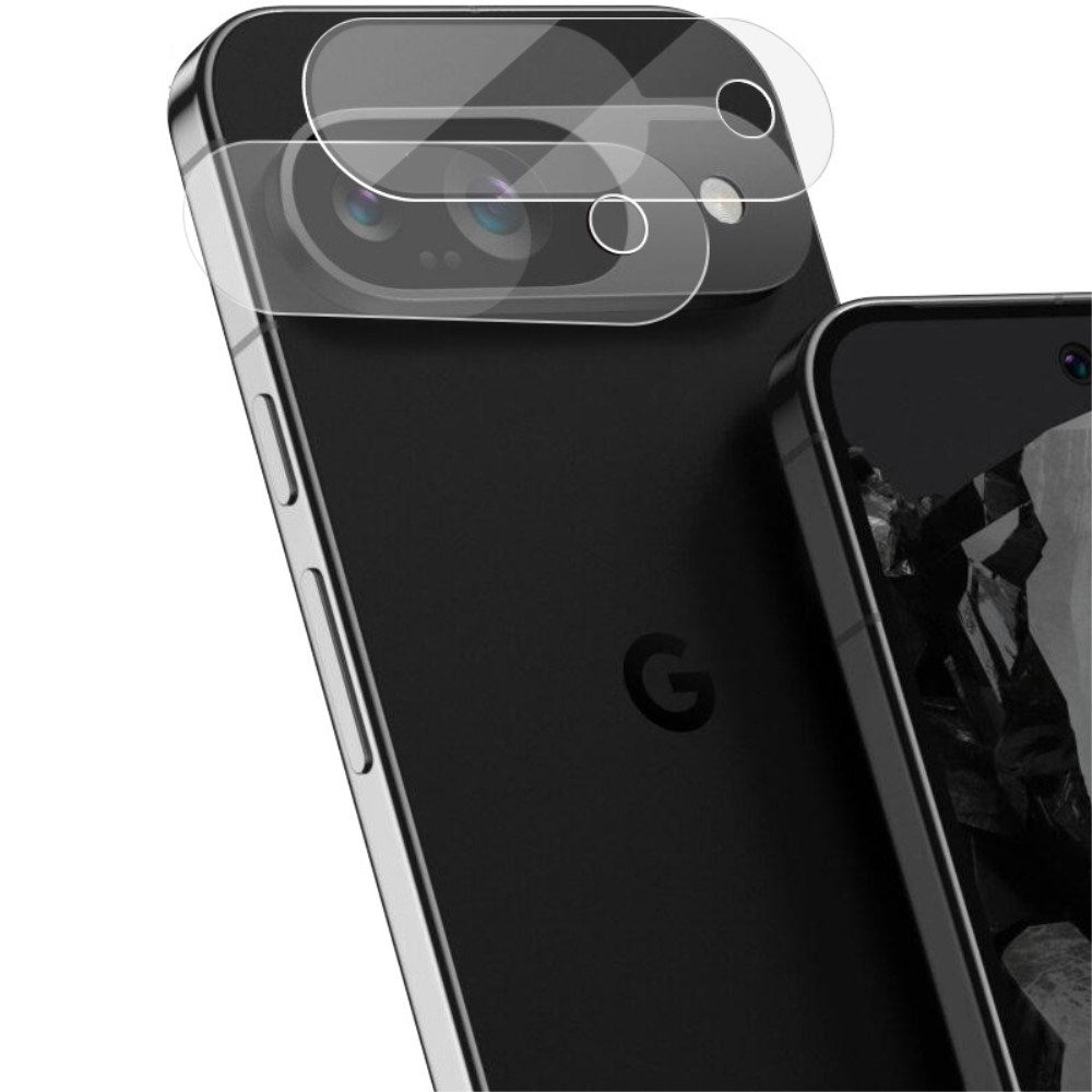 Google Pixel 9 IMAK Beskyttelse til Kameralinse - 2 stk. - Gennemsigtig