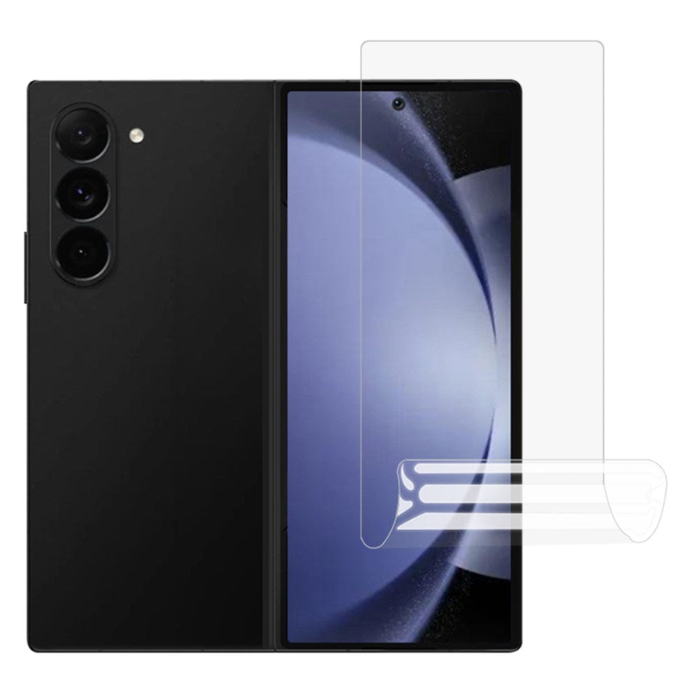 Samsung Galaxy Z Fold6 Plastik Beskyttelsesfilm - Gennemsigtig