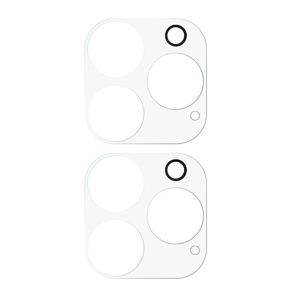 iPhone 16 Pro / 16 Pro Max Kameralinse Beskyttelse i Hærdet Glas - 2-pack - Gennemsigtig
