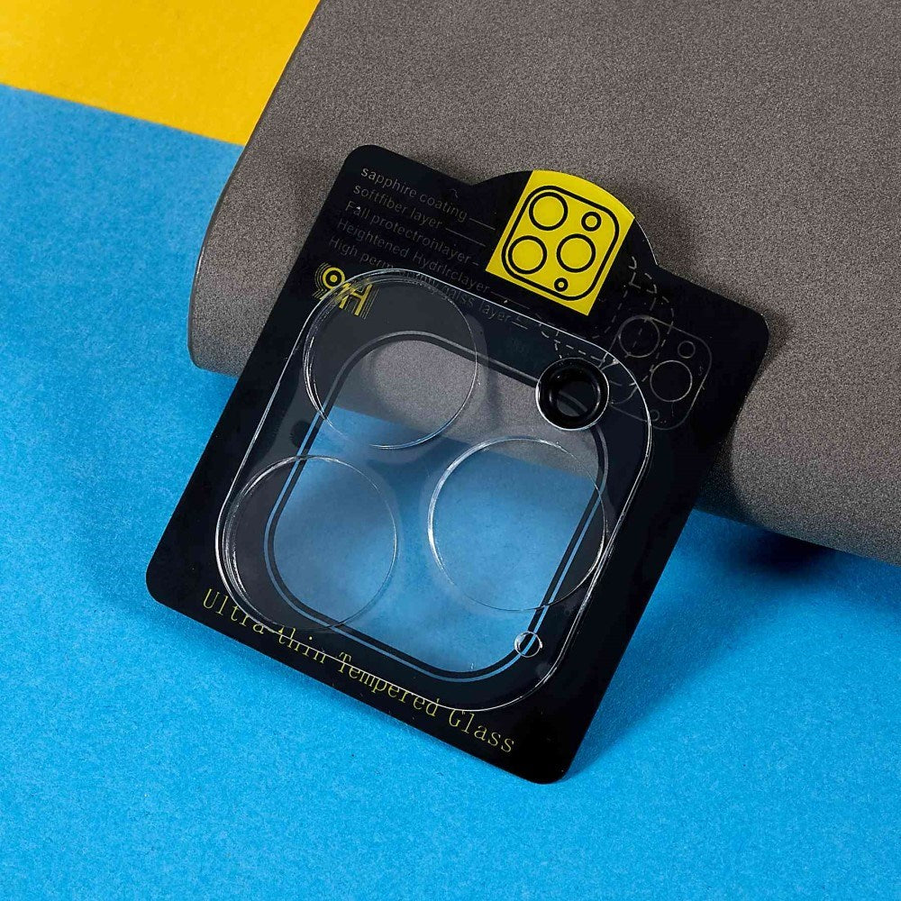 iPhone 16 Pro / 16 Pro Max Kameralinse Beskyttelse i Hærdet Glas - 2-pack - Gennemsigtig