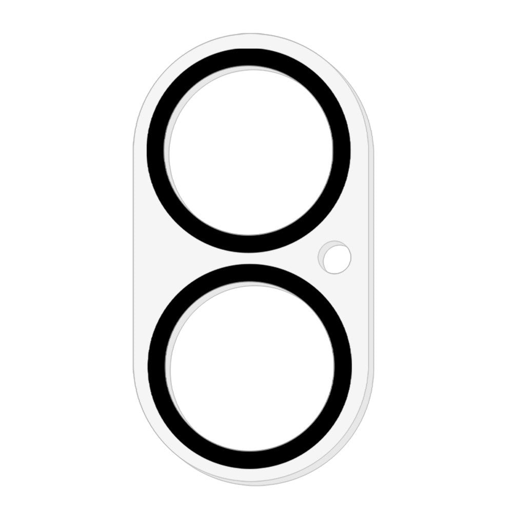 iPhone 16 Hærdet Kamera Beskyttelsesglas - Gennemsigtig / Sort