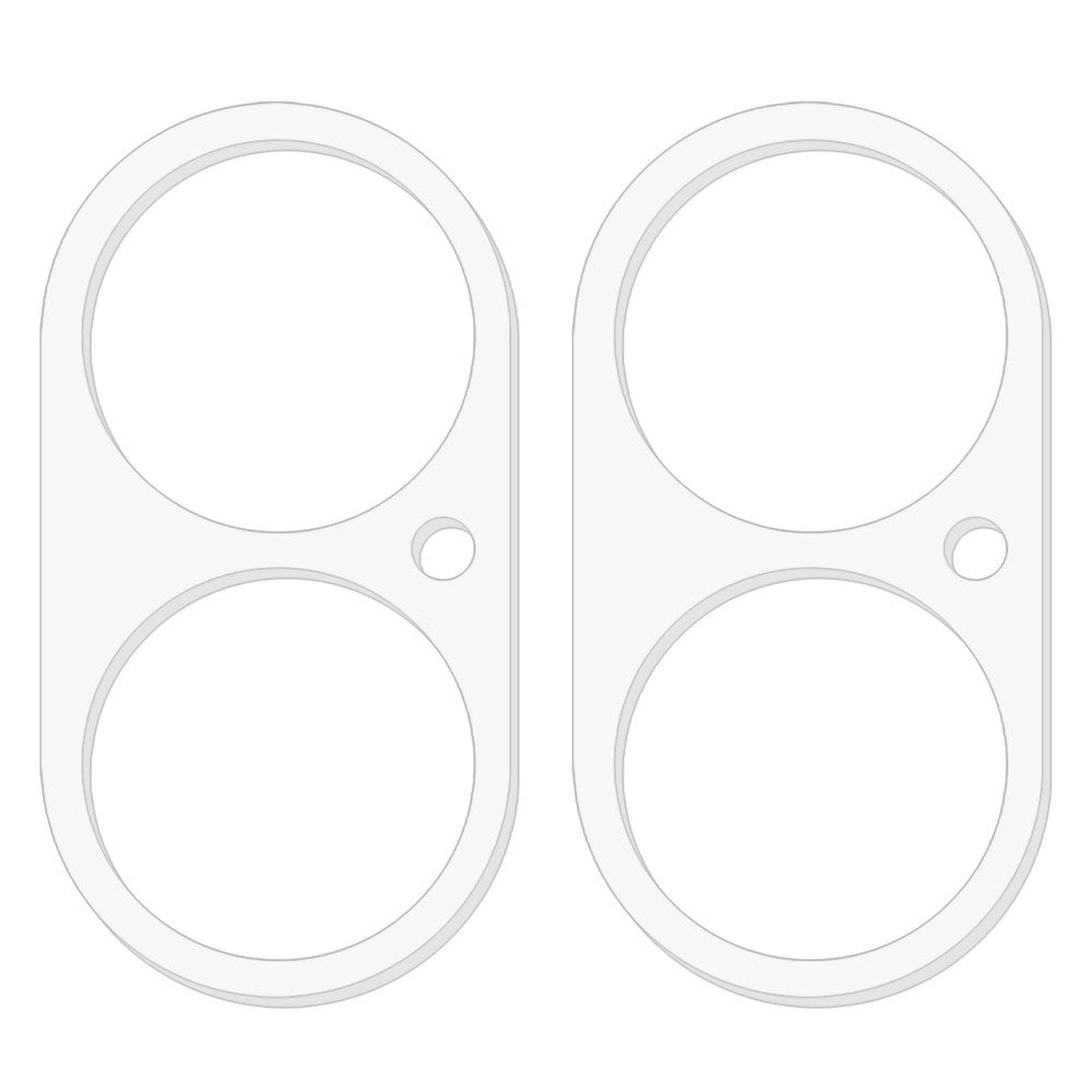 iPhone 16 / 16 Plus 2 Stk. Hærdet Kamera Beskyttelsesglas - Gennemsigtig